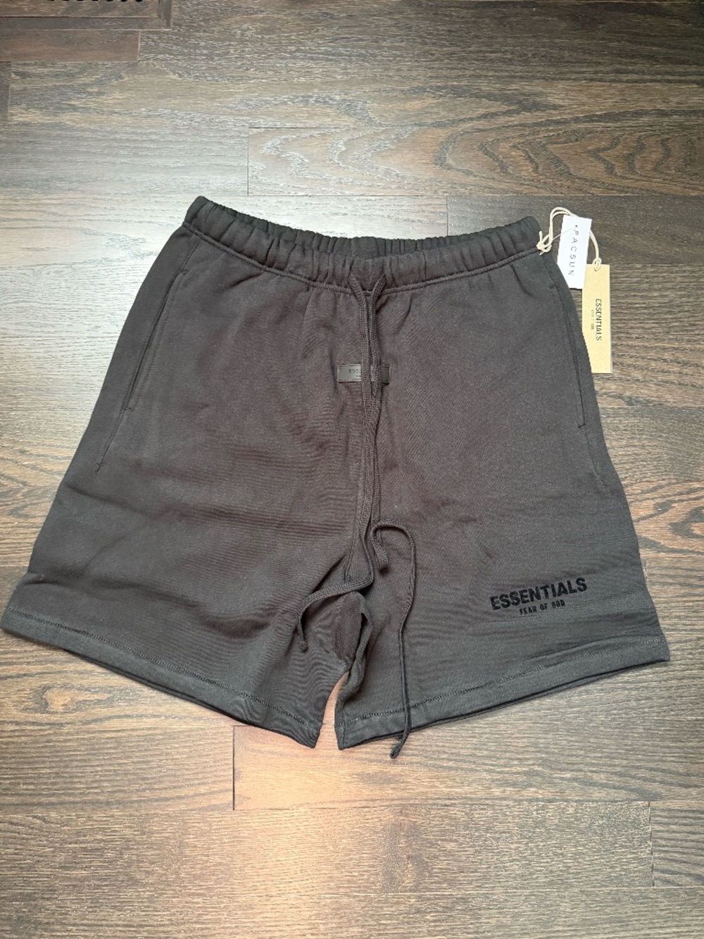 Fear Of God Essentials Shorts SS22 Stretch Limo Black Size Xtra Large